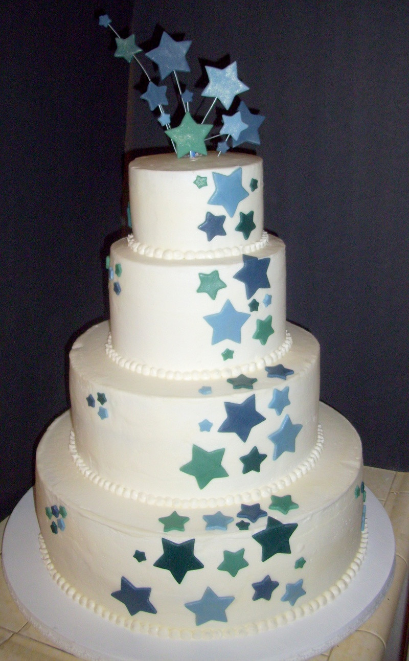 Star Wedding Cakes
 Star Themed wedding