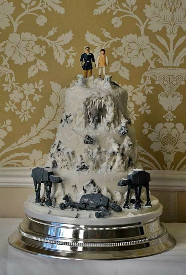 Star Wedding Cakes
 Star Wars wedding cake Star Wars