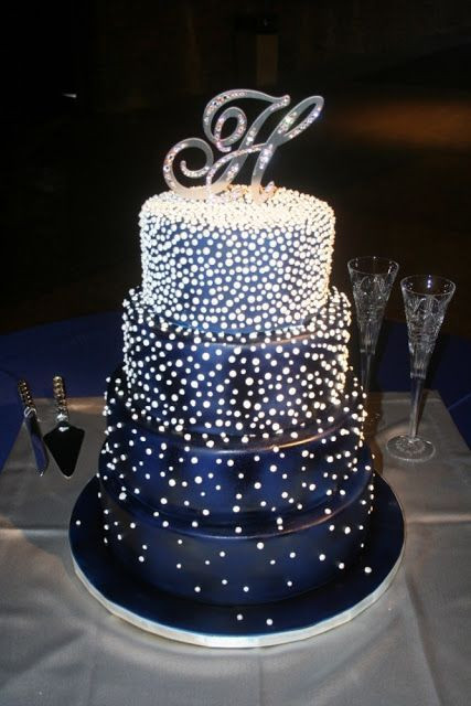 Star Wedding Cakes
 Under the Stars Wedding Cake Idea cakes