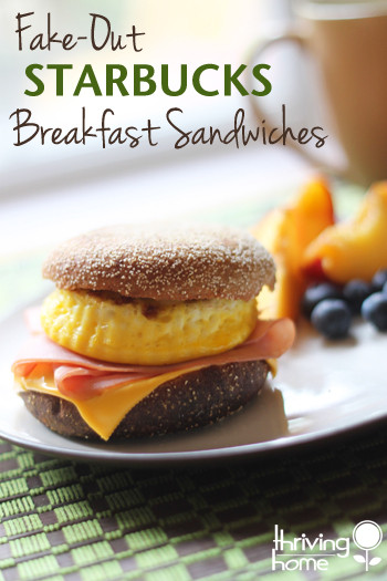 Starbucks Healthy Breakfast
 Starbucks Breakfast Sandwiches Freezer Meal