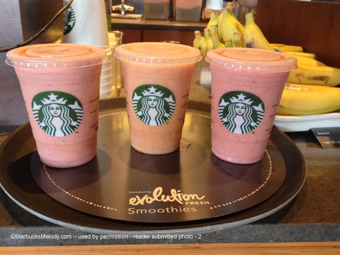 Starbucks Healthy Smoothies
 In testing Starbucks new Evolution Fresh Smoothies