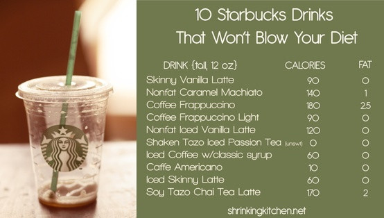 Starbucks Smoothies Healthy
 10 Starbucks Drinks That Won’t Blow Your Diet