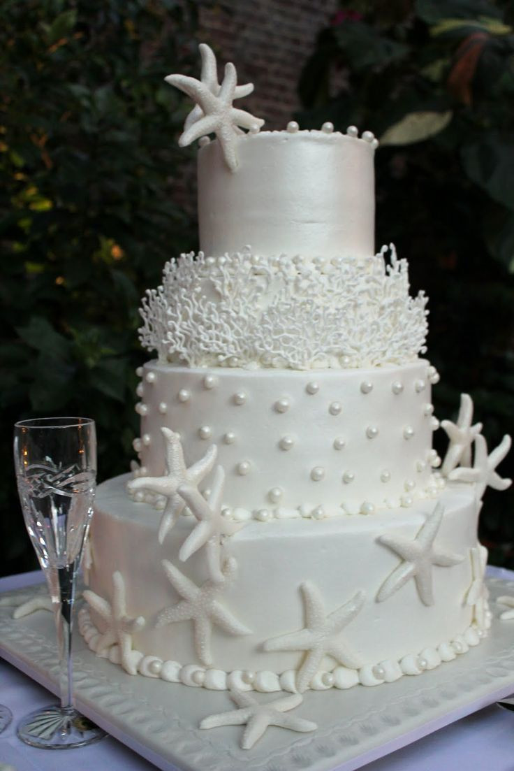 Starfish Wedding Cakes
 Best 25 Starfish cake ideas on Pinterest