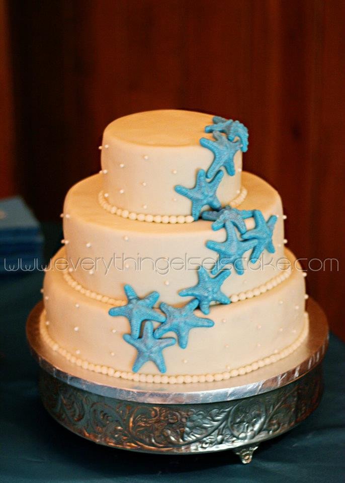 Starfish Wedding Cakes
 Starfish wedding cake idea in 2017