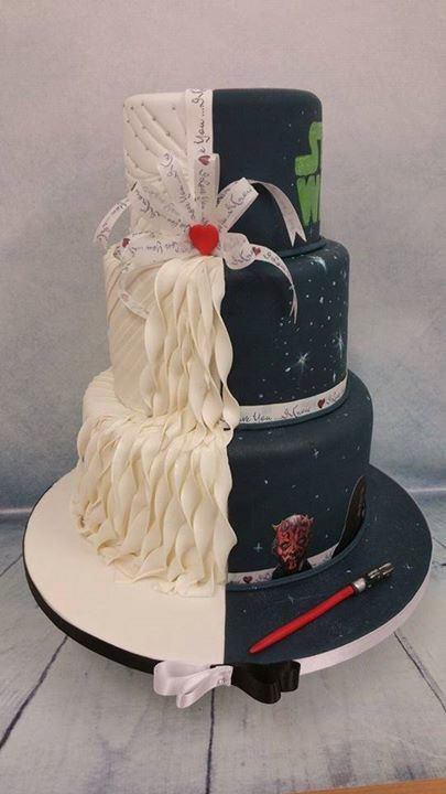 Stars Wedding Cakes
 Star Wars wedding cake …