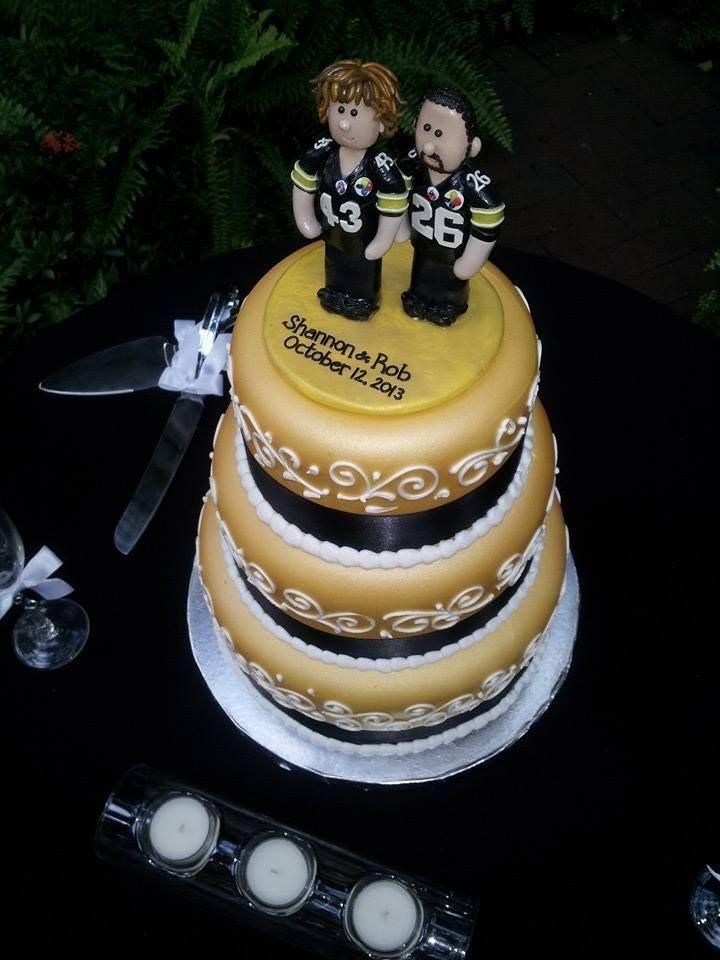 Steeler Wedding Cakes
 Pin Steelers Wedding Cake Cake on Pinterest