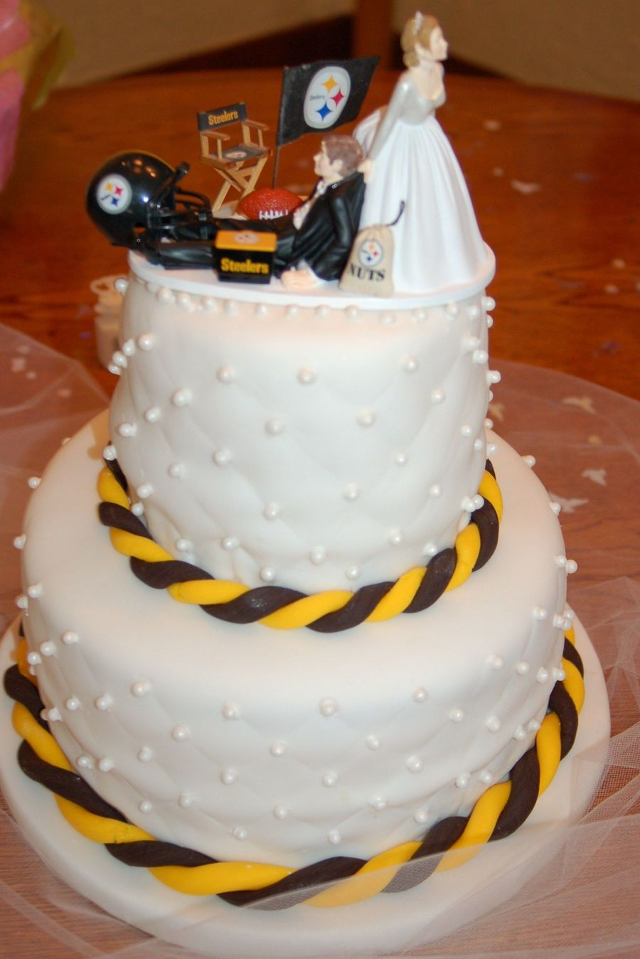 Steeler Wedding Cakes
 Steeler Wedding Cake CakeCentral