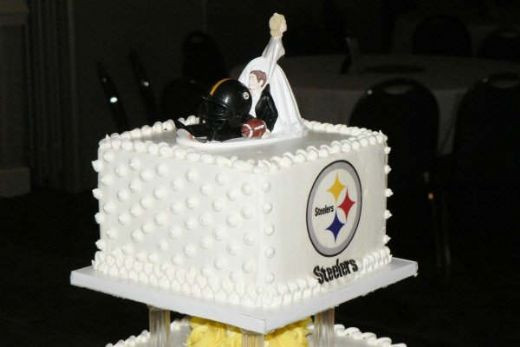 Steeler Wedding Cakes
 Steelers Cake Topper