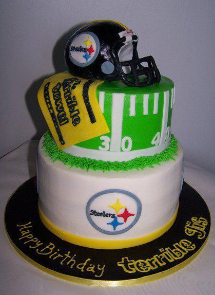 Steelers Wedding Cakes
 steelers groom s cake Might end up being a brides cake