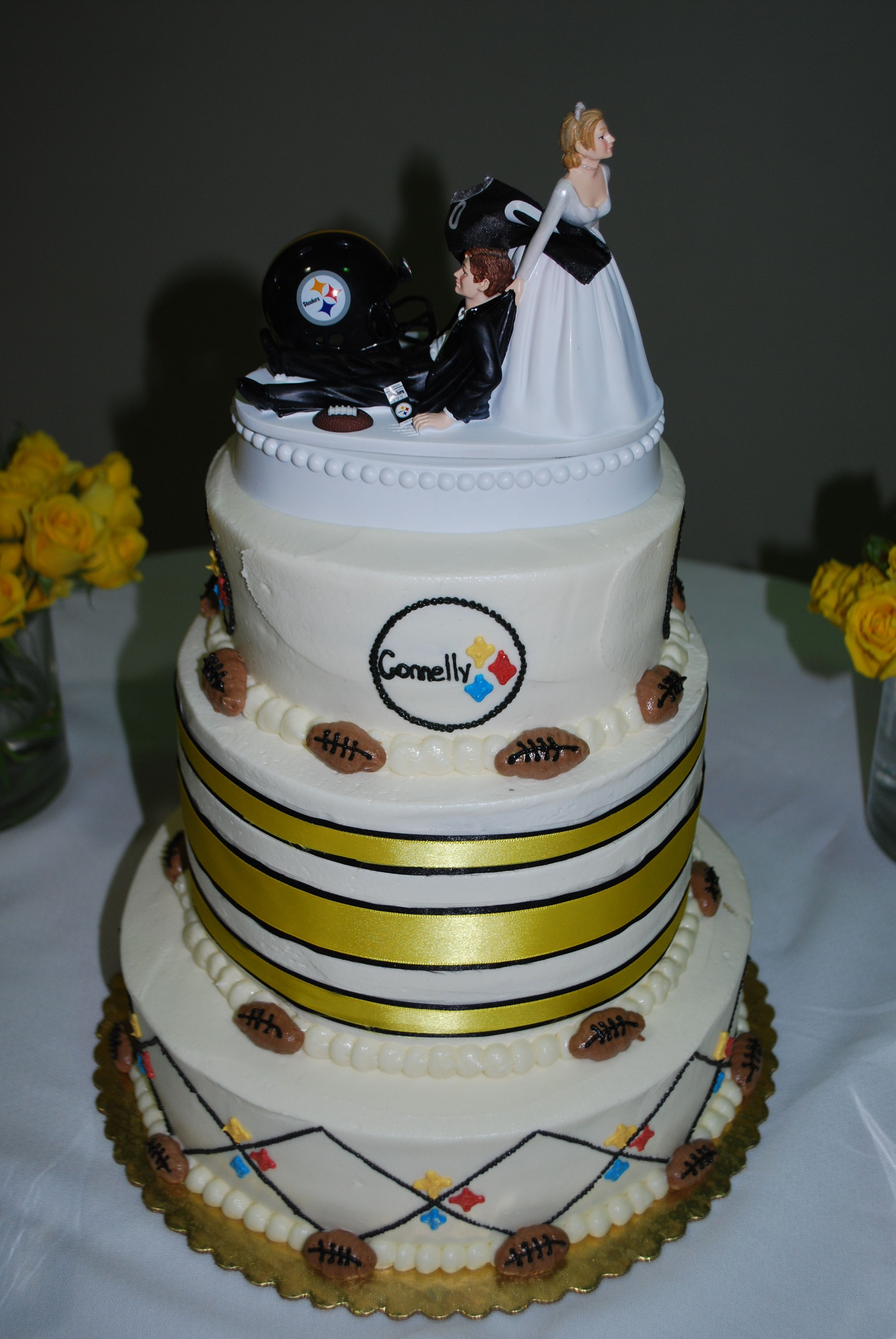 Steelers Wedding Cakes
 Pittsburgh Steelers Wedding Cake WEDDING THEME AND