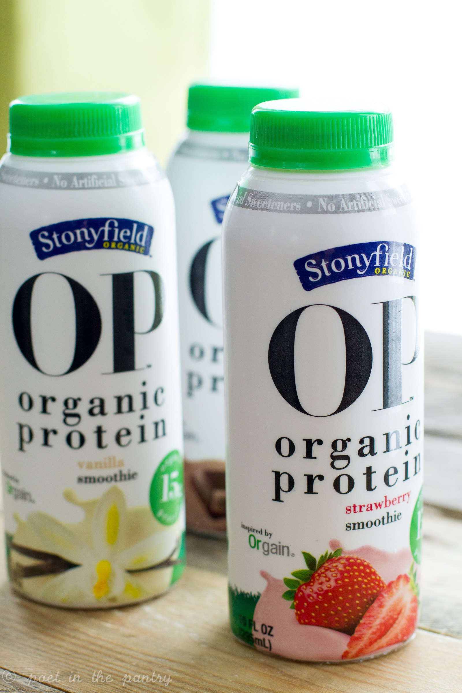Stonyfield Organic Smoothies
 Review Stonyfield OP Organic Protein Smoothies