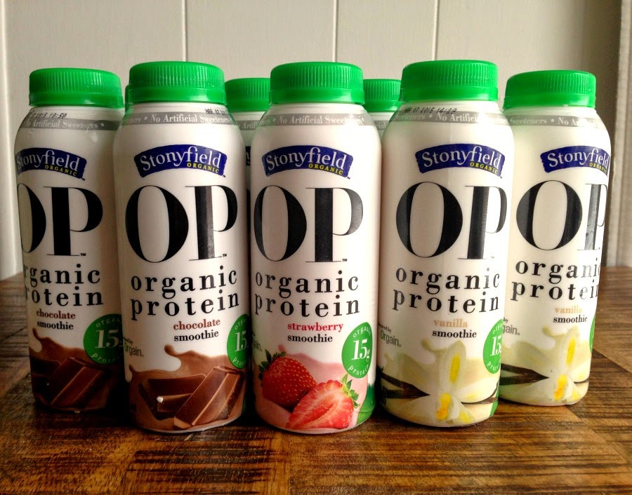 Stonyfield Organic Smoothies
 Stonyfield OP Organic Protein Smoothies StonyfieldBlogger