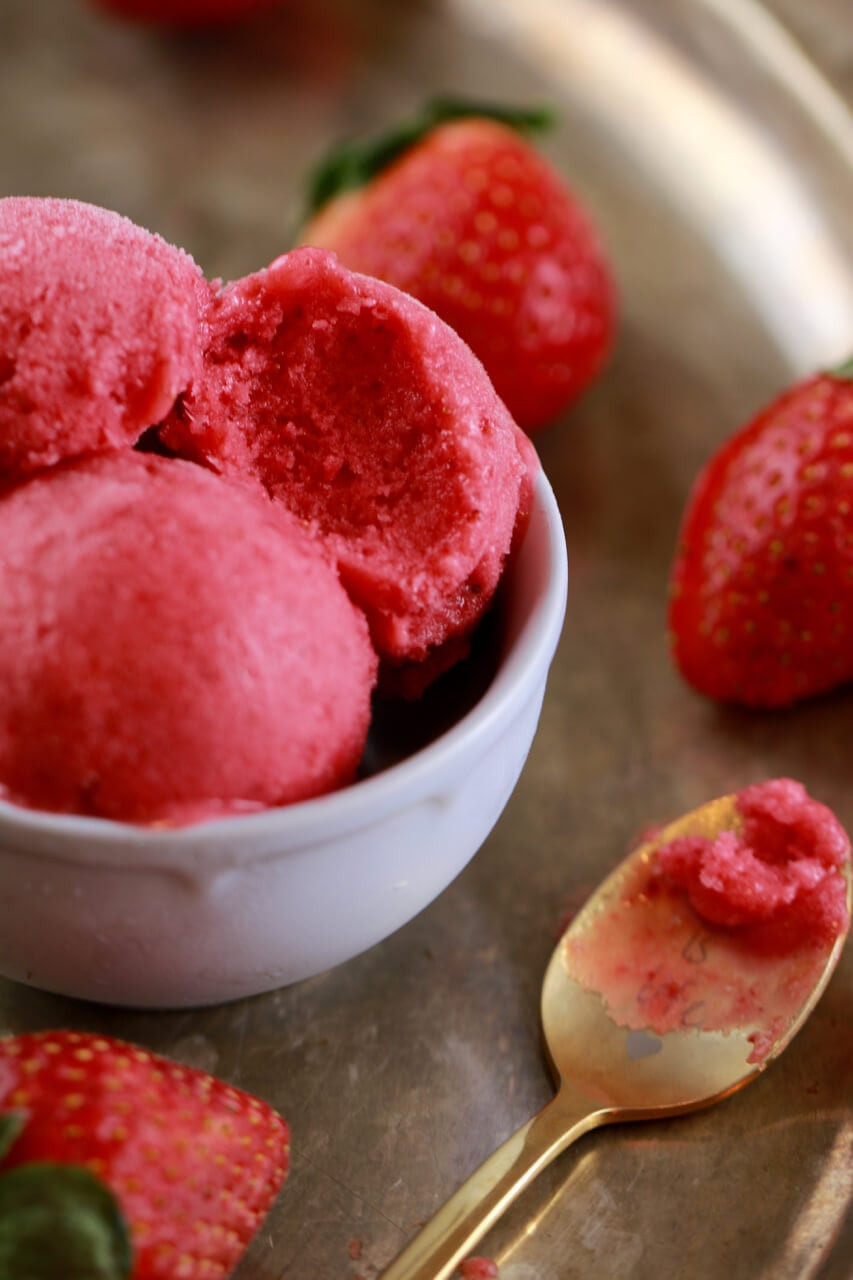 Strawberry Desserts Healthy
 Strawberry Frozen Yogurt Recipe No Machine Gemma s