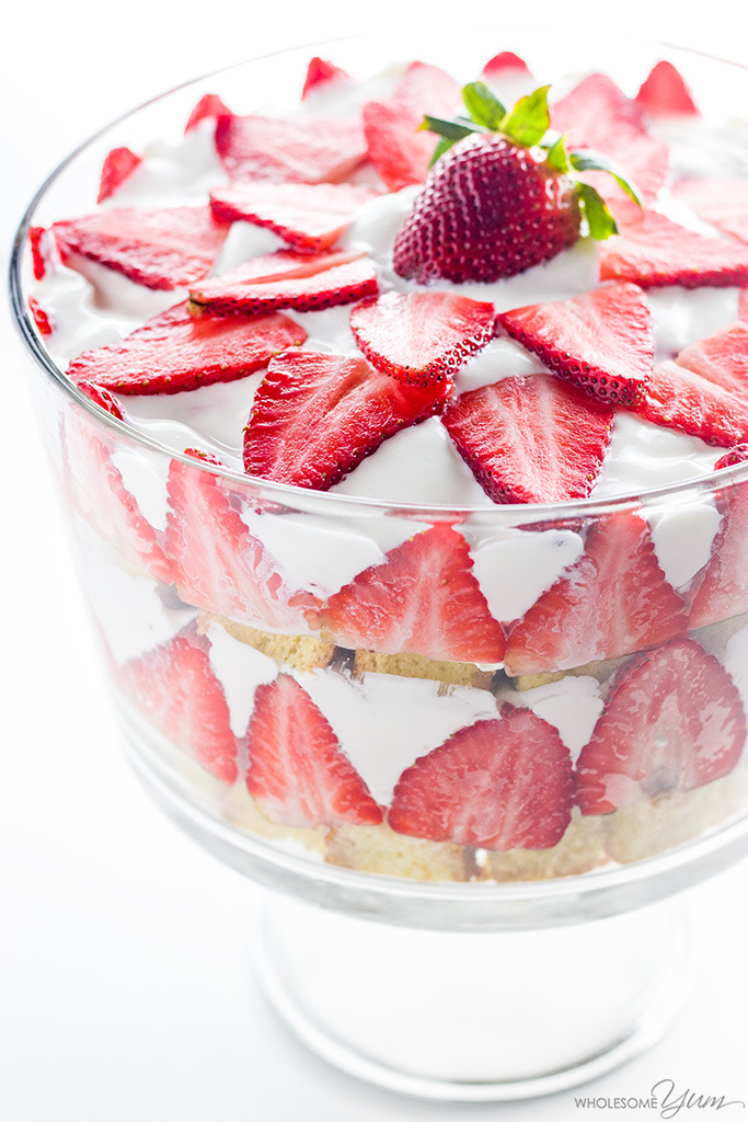 Strawberry Easter Desserts
 Strawberry Trifle Recipe Low Carb Sugar free Gluten free