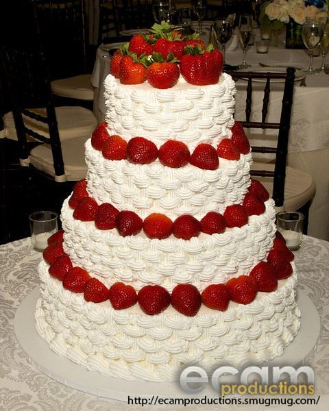 Strawberry Shortcake Wedding Cake
 Strawberry shortcake wedding cake