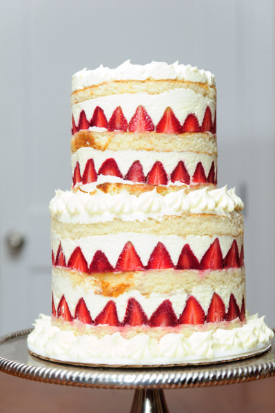 Strawberry Shortcake Wedding Cake
 Strawberry Shortcake Naked Wedding Cake