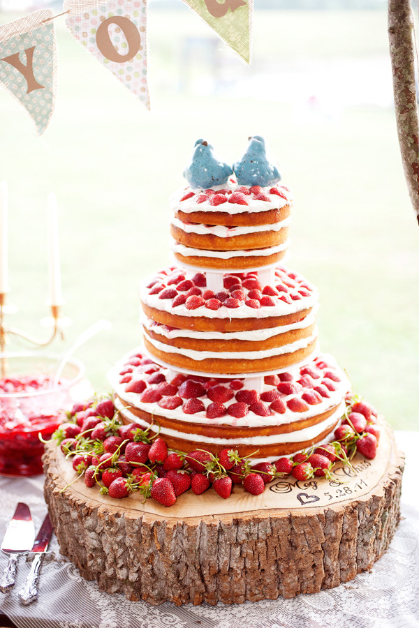 Strawberry Shortcake Wedding Cakes
 it