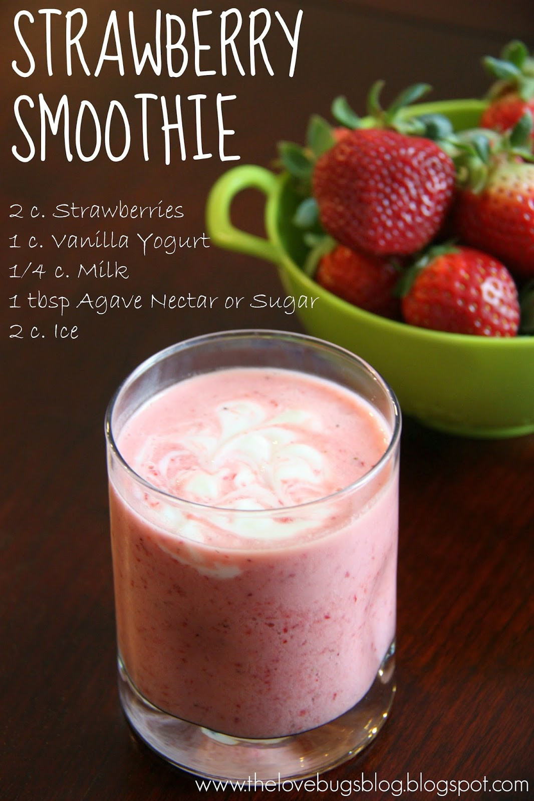 Strawberry Smoothie Recipes Healthy
 Drinks Archives The Lovebugs Blog