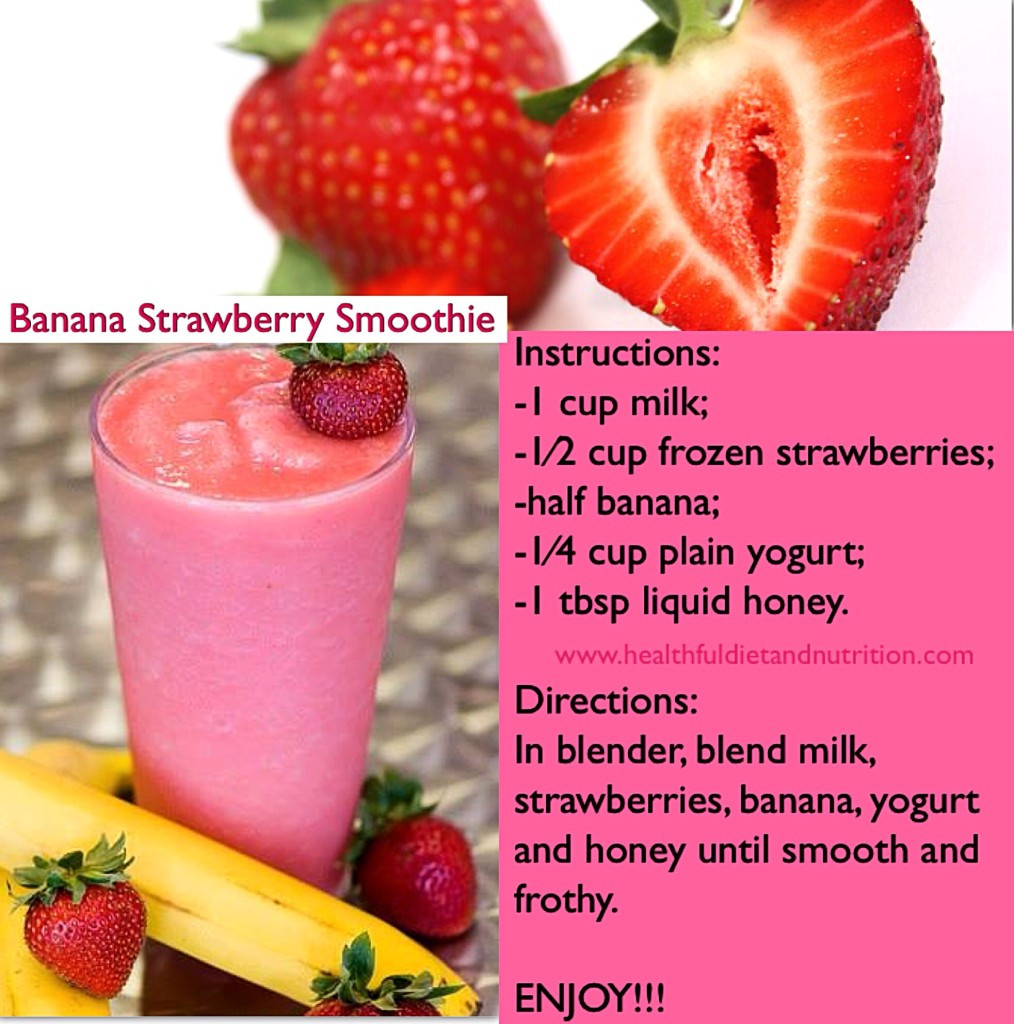 Strawberry Smoothie Recipes Healthy
 healthy fruit smoothie recipes