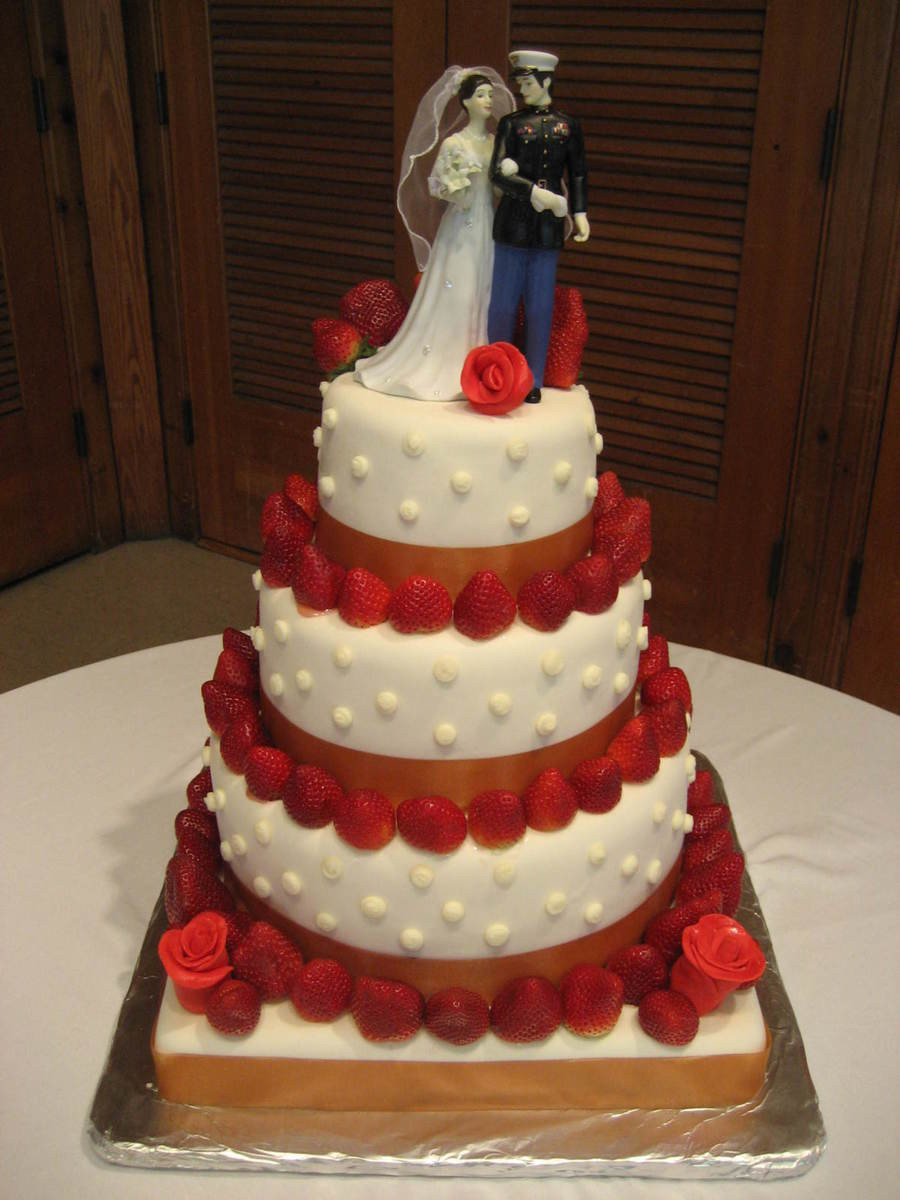 Strawberry Wedding Cake Recipe
 Strawberry Wedding Cake CakeCentral