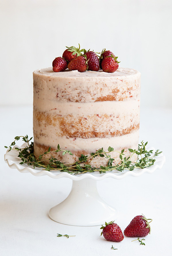 Strawberry Wedding Cake Recipe
 Strawberry & Thyme wedding cake Wedding Album