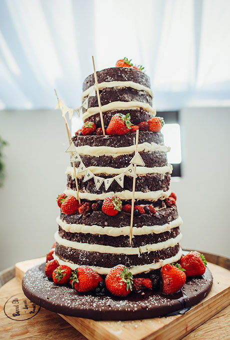 Strawberry Wedding Cake
 Simple Wedding Cakes