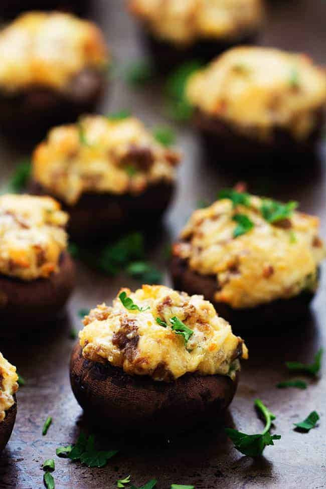 Stuffed Mushrooms Healthy
 Sausage Stuffed Mushrooms