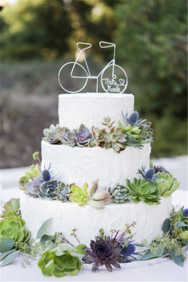 Succulent Wedding Cakes
 20 Succulent Wedding Cake Inspiration That Wow