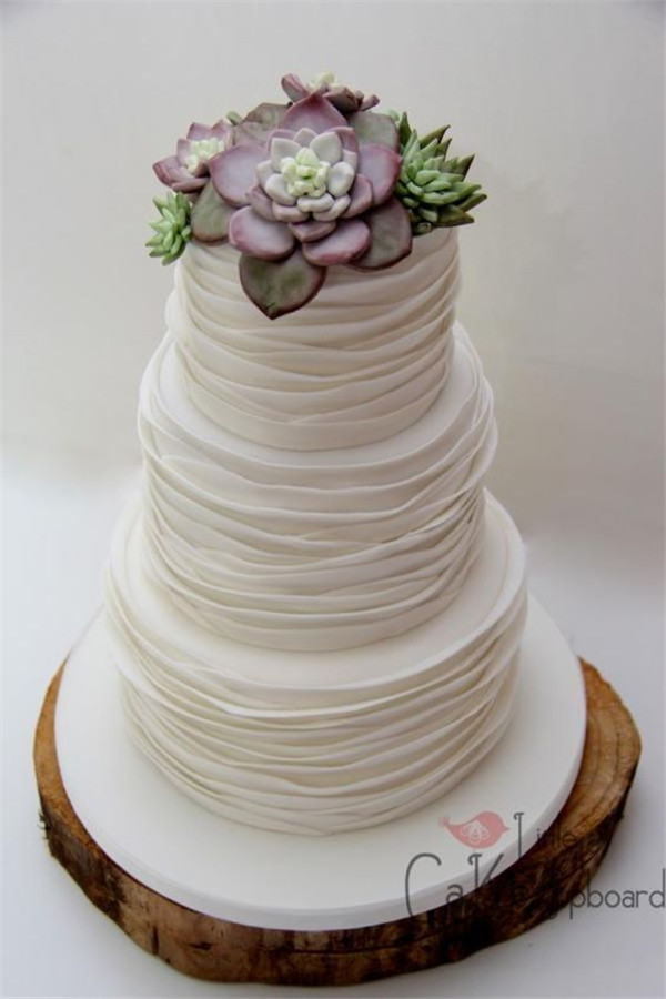 Succulent Wedding Cakes
 20 Succulent Wedding Cake Inspiration That Wow