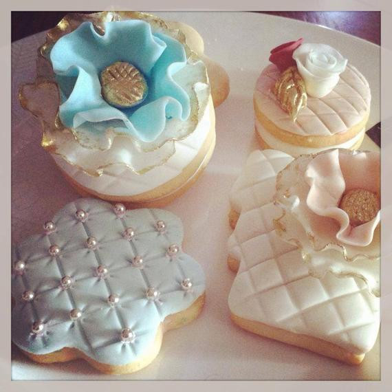 Sugar Cookies Wedding Favors
 Elegant wedding party favors sugar cookies