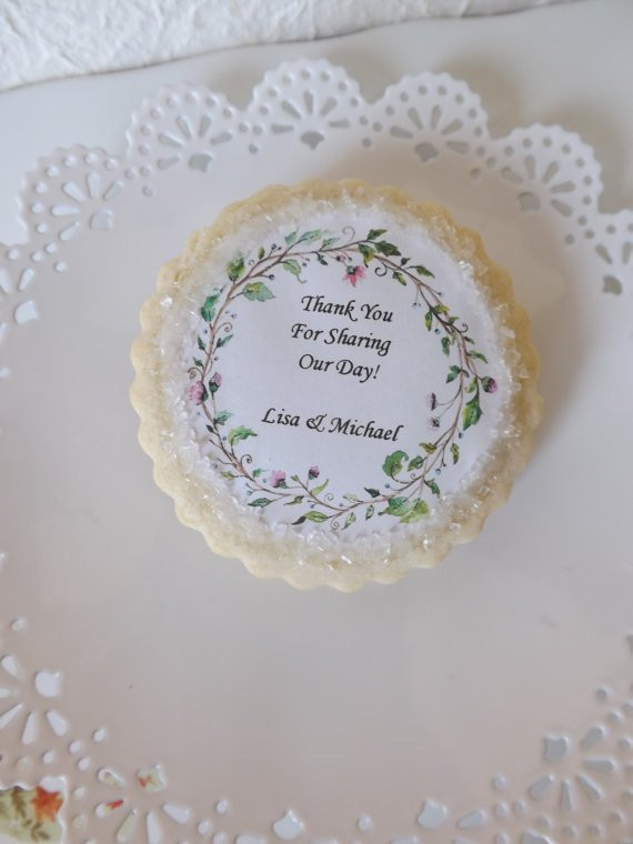 Sugar Cookies Wedding Favors
 Wedding Favors Personalized Sugar Cookie Favors For Your Guest