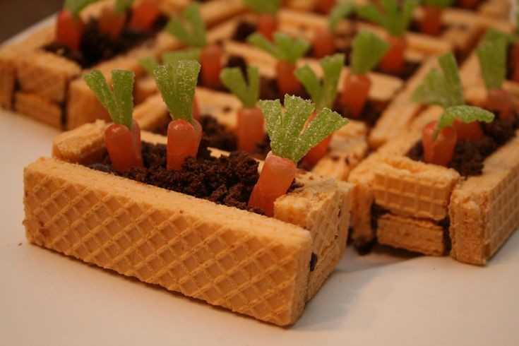 Sugar Free Easter Desserts
 Carrot Garden Beds what a cute Easter dessert using U