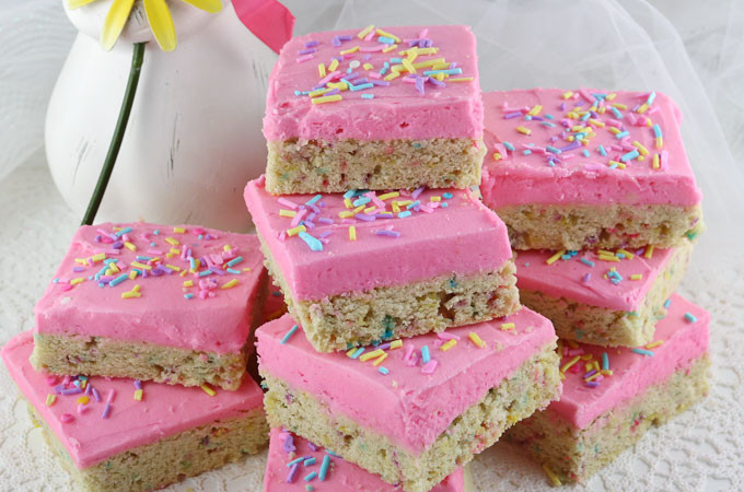 Sugar Free Easter Desserts
 Confetti Sprinkles Sugar Cookie Bars Two Sisters