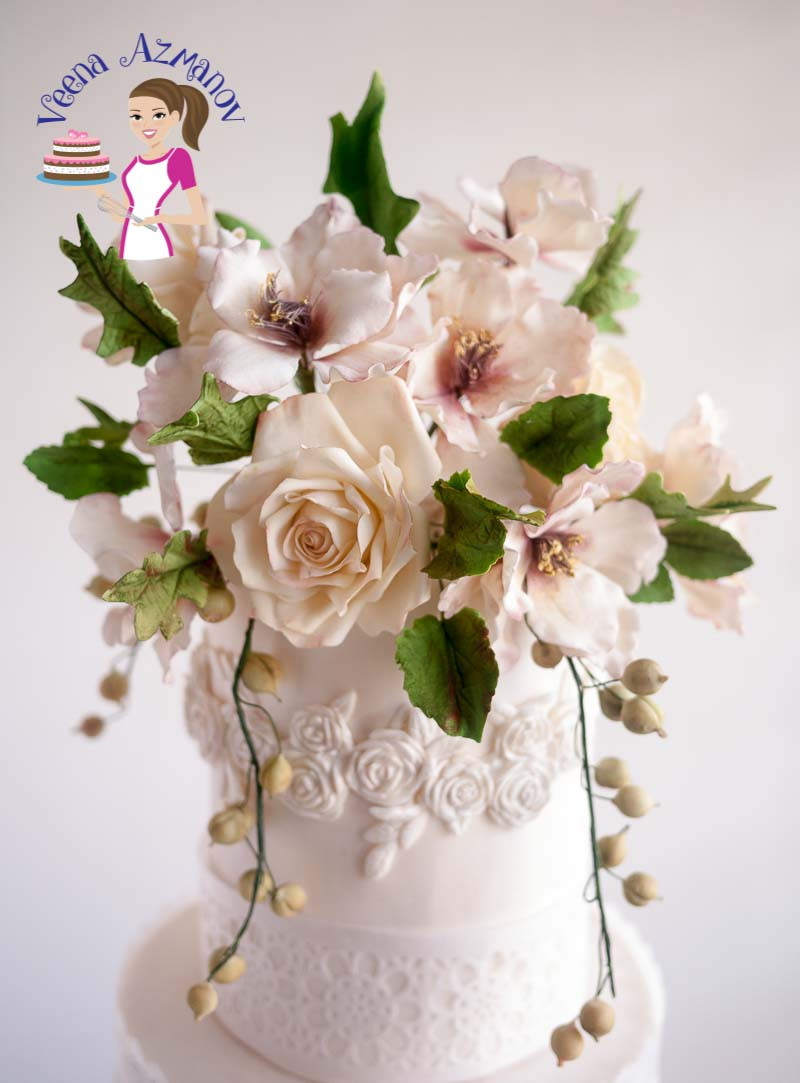 Sugarcraft Flowers Wedding Cakes
 Homemade Gum Paste Recipe for Sugar Flowers Veena Azmanov