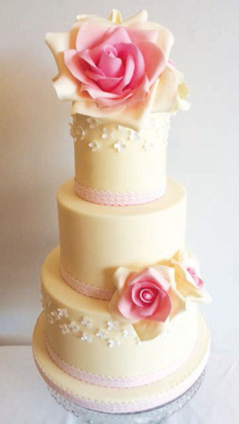 Sugarcraft Flowers Wedding Cakes
 Making Sugar Flower Rose Wedding Cake Cake It To