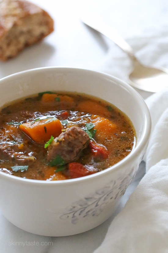 Summer Beef Stew
 Slow Cooker Beef and Kabocha Squash Stew