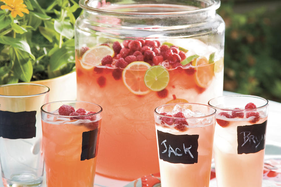 Summer Beer Cocktails
 Raspberry Beer Cocktail Punch and Cocktail Summer Drink