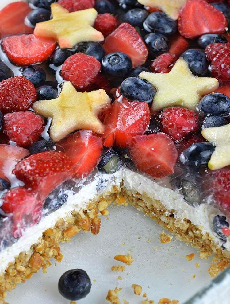 Summer Berry Desserts
 No Bake Summer Berry Pretzel Salad OMG Chocolate Desserts