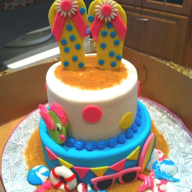 Summer Birthday Cake Ideas
 Summer bday cake Birthday party ideas