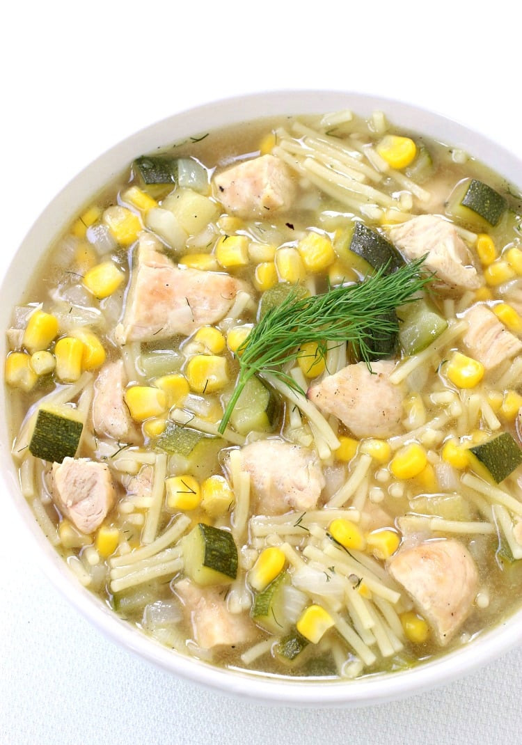 Summer Chicken Soup
 Summer Grilled Chicken Soup Mantitlement