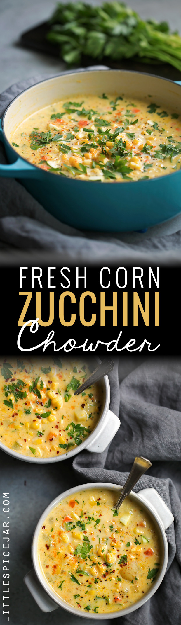 Summer Corn Chowder
 Fresh Corn Zucchini Chowder Recipe