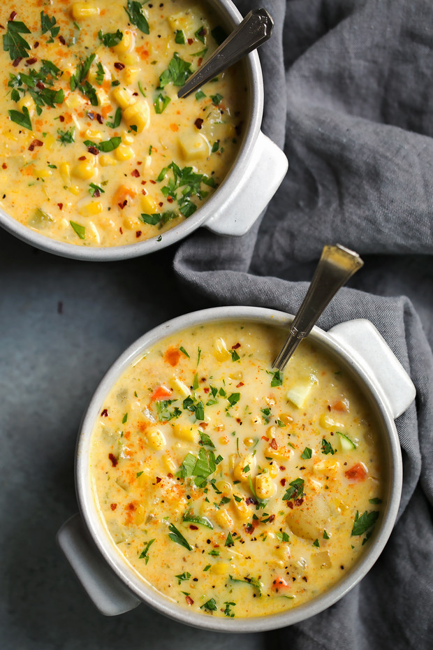 Summer Corn Chowder
 Fresh Corn Zucchini Chowder Recipe