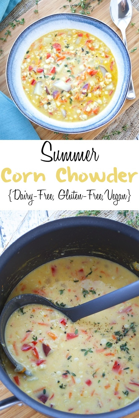Summer Corn Chowder Recipe
 Summer Corn Chowder Dairy Free Gluten Free Vegan