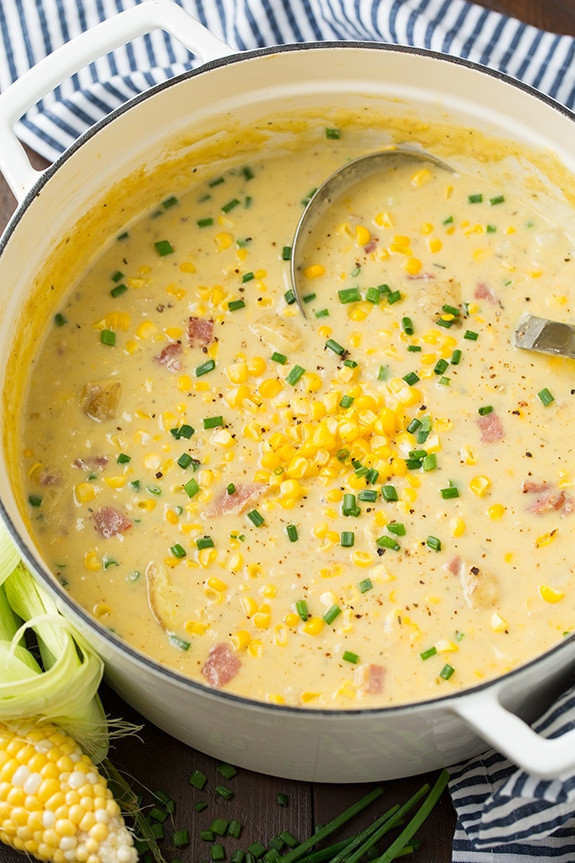 Summer Corn Chowder
 Summer Corn Chowder Cooking Classy