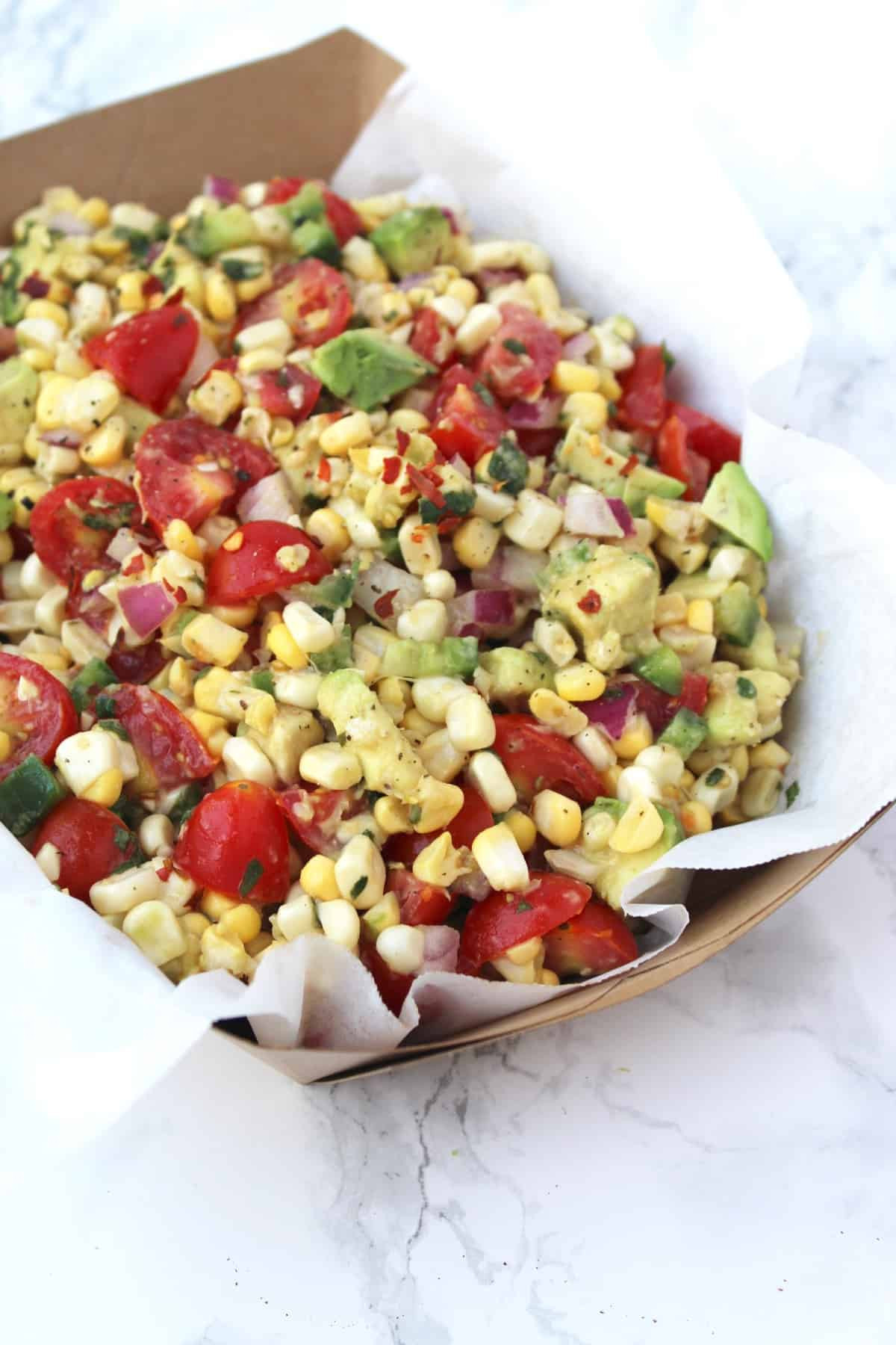 Summer Corn Salad
 Raw Summer Corn Salad Eat the Gains