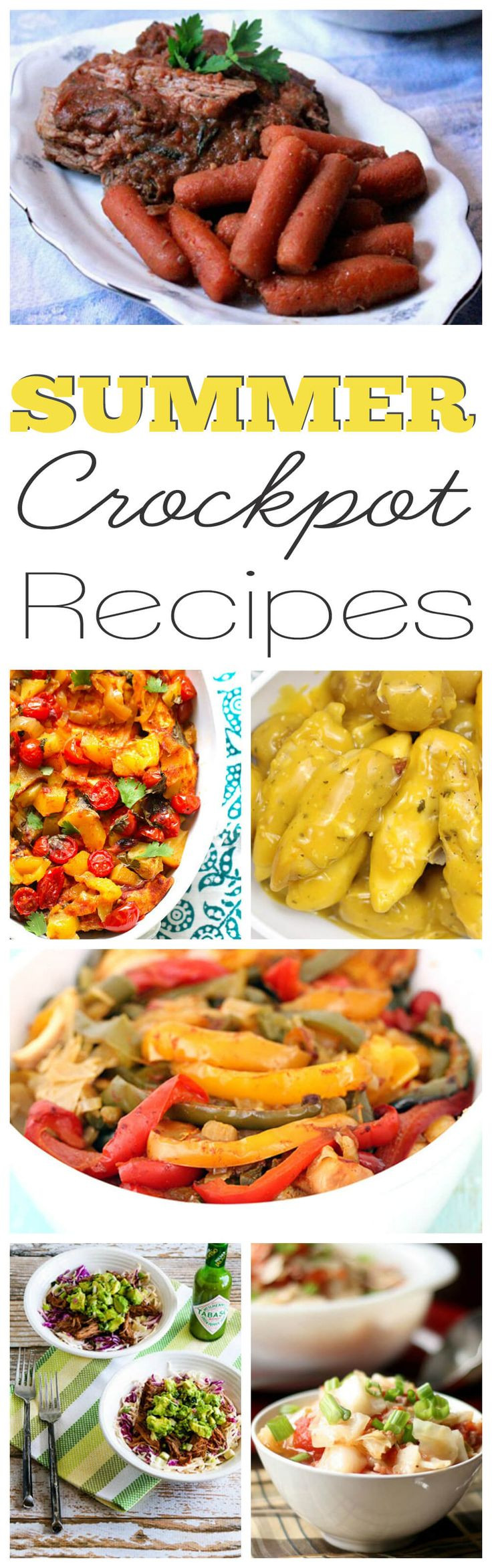 Summer Crock Pot Dinners
 Best 25 Summer crock pot recipes ideas on Pinterest