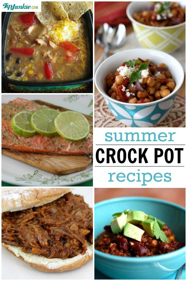 Summer Crock Pot Dinners
 6 Summer Crock Pot Recipes ditch the hot oven Tip Junkie