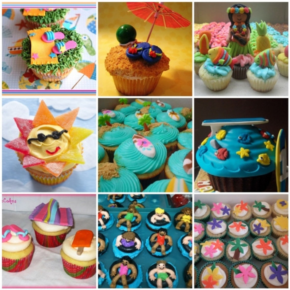 Summer Cupcakes Ideas
 Summer Cupcake Decorating Ideas