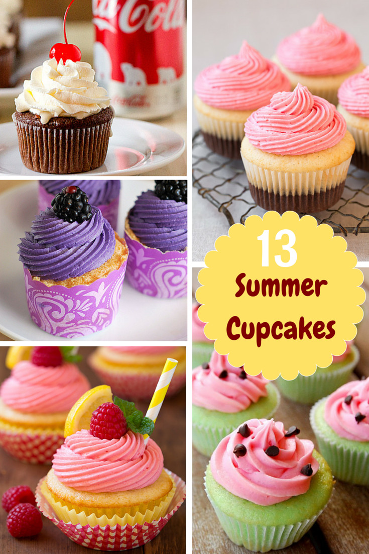 Summer Cupcakes Recipe
 13 Summer Cupcakes for Grown ups