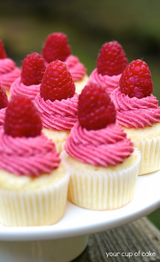 Summer Cupcakes Recipe
 Raspberry Lemonade Mini Cupcakes Recipe